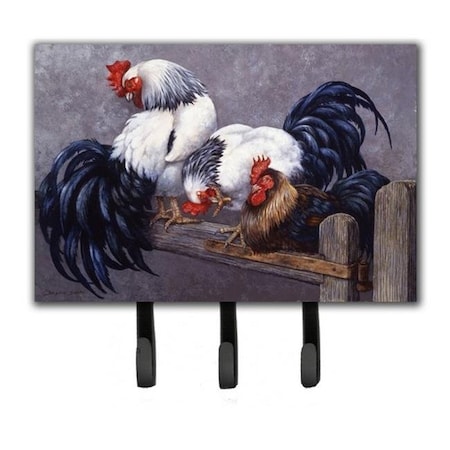 Carolines Treasures Carolines Treasures BDBA0208TH68 Roosters Roosting Leash or Key Holder BDBA0208TH68